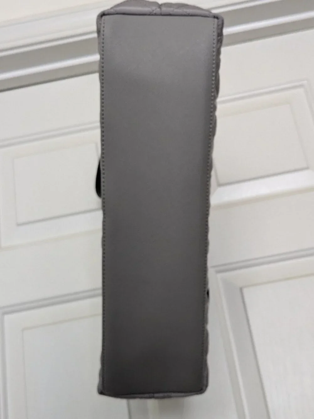 Steve Madden Quilted Gray Laptop Bag